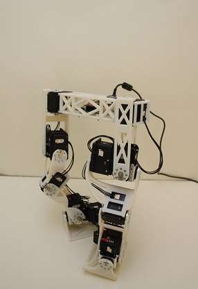 Researchers develop two-legged robot that walks like an animated character