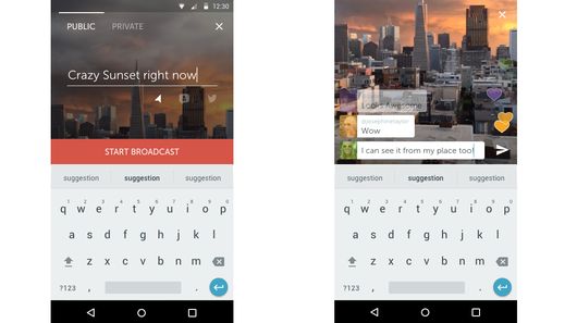 Live broadcasting app Periscope pops up on Android